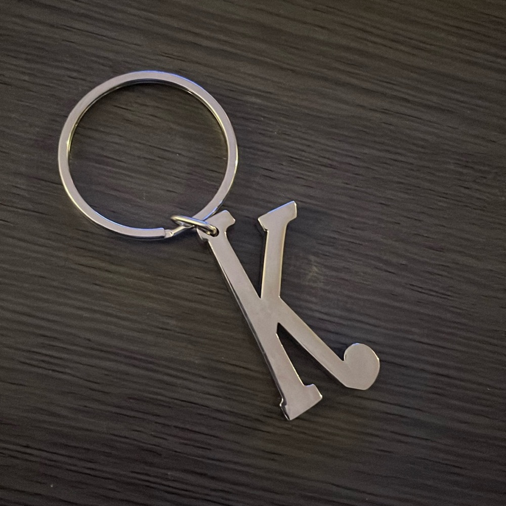 “K” keychain